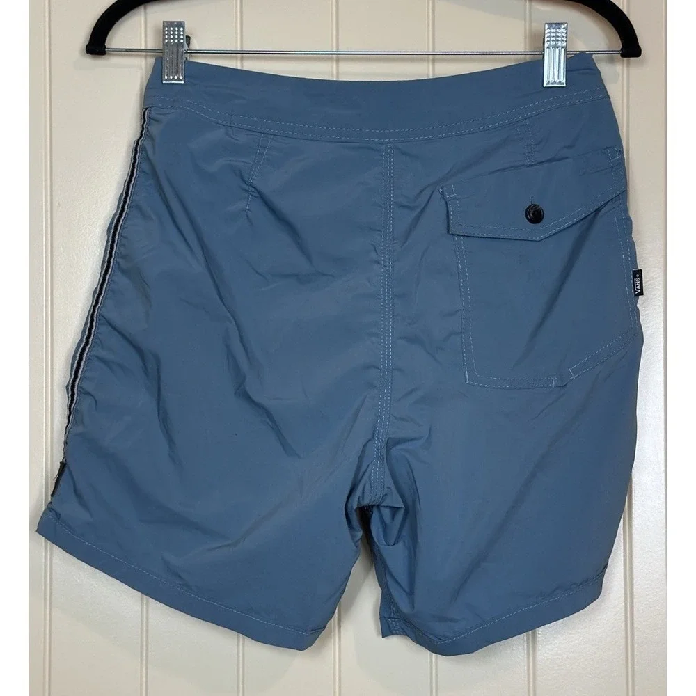 Vans Mens‎ Size 28 blue Surf Board Shorts Swim Beach GUC